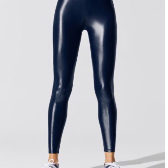 NWT 7/8 high waisted navy Takara leggings - Picture 4 of 6